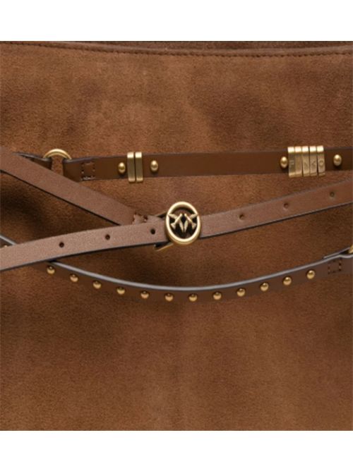 BELT BAG BIG SUEDE PINKO | 105903.A0F6L17Q MAR-LEO ANT. GOLD